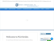 Tablet Screenshot of pgasmiles.com